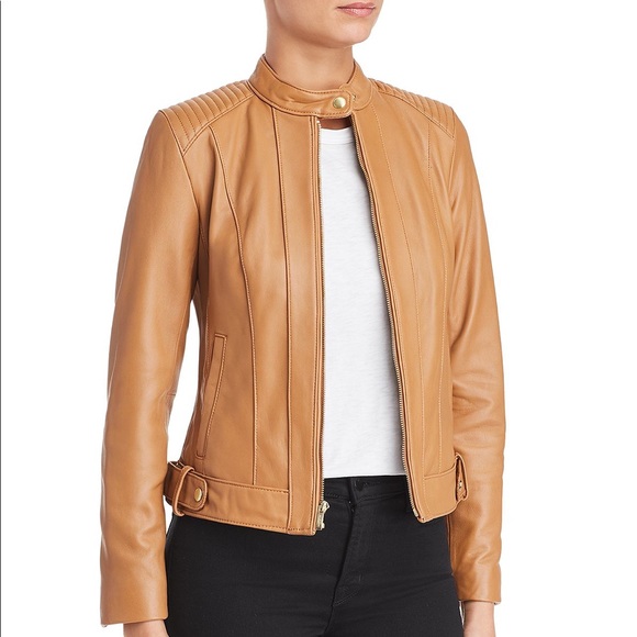 Cole Haan Jackets & Blazers - SALE! Cole Haan ZIP leather jacket